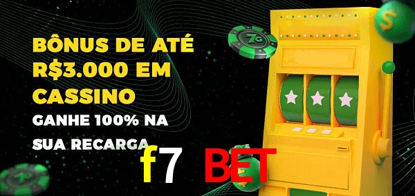 f7 bet melhor bônus de depósito