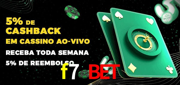 Promoções do cassino ao Vivo f7 bet